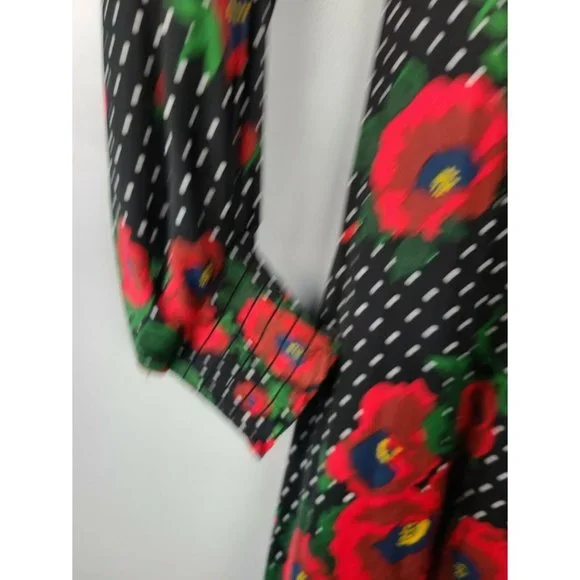 Free People Morning Light Poppy Mini Dress Size 12 - Picture 7 of 12